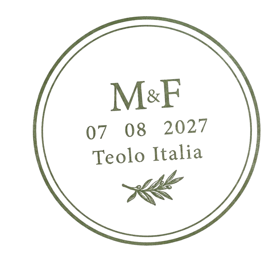 Teolo · Italia · M & Filippo · 07 · 08 · 2027